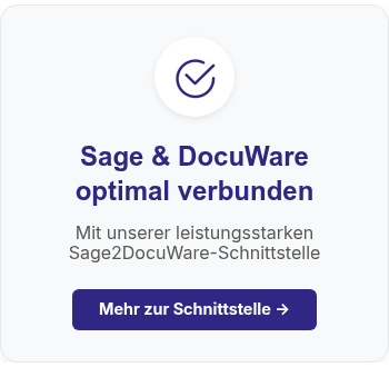 Sage2DocuWare Schnittstelle