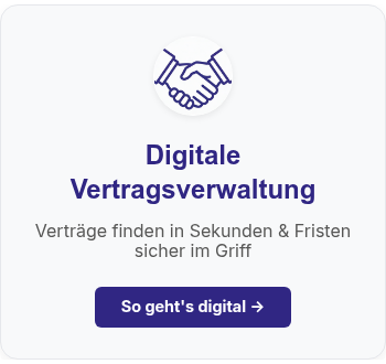 Digitale Vertragsverwaltung