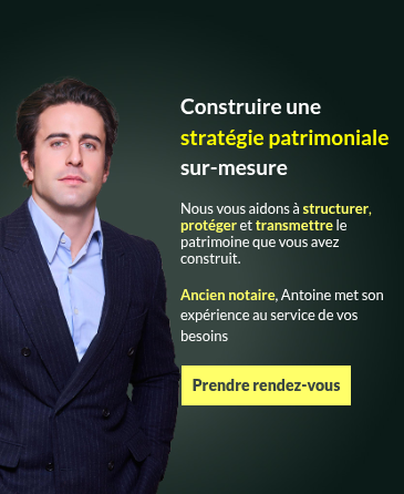 Construire une stratégie patrimoniale sur-mesure &nbsp; Nous vous aidons à structurer, protéger et transmettre le patrimoine que vous avez construit. &nbsp; Ancien notaire, Antoine met son expérience au service de vos besoins