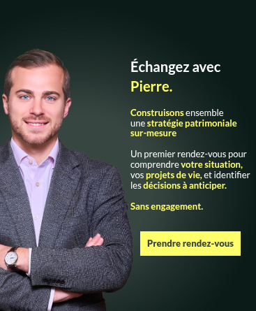 Parler à Pierre &nbsp; Construisons ensemble&nbsp; une stratégie patrimoniale sur-mesure &nbsp; Un premier échange avec Pierre pour comprendre votre situation, vos projets de vie, et les décisions à anticiper, sans engagement.