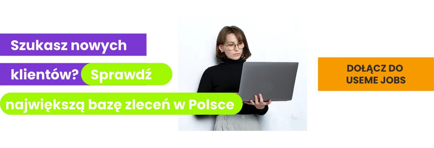 banner useme jobs jak znaleźć klienta
