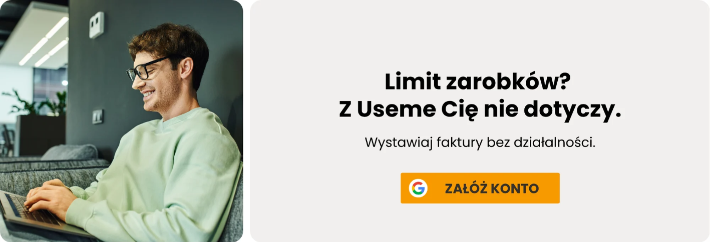 interactive 492653916404 Wystawianie faktur bez firmy – jak rozliczać się bez działalności gospodarczej? Limit zarobków? Z Useme Cię nie dotyczy. Wystawiaj faktury bez działalności. Załóż konto.