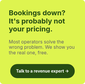 Bookings down? It's probably not your pricing.