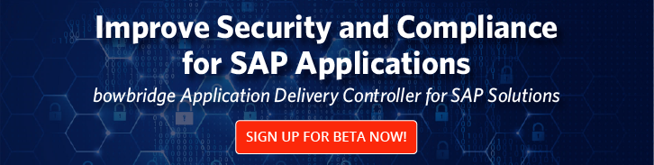 Application Delivery Controller for SAP Solutions