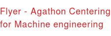 Flyer - Agathon Centering for Machine engineering