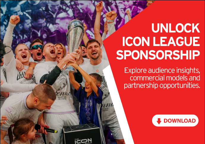 ICON League trophy lift and celebration