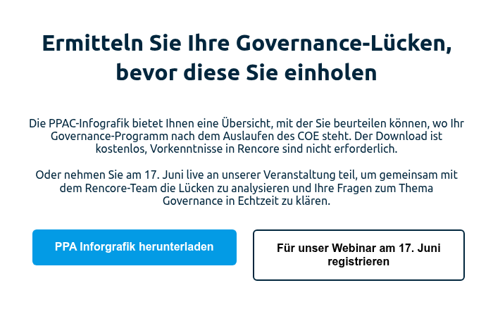 Ermitteln Sie Ihre Governance-Lücken, bevor diese Sie einholen