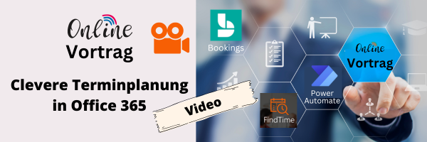 Online Vortrag: Clevere Terminplanung in Office 365