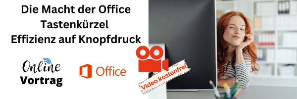 Die Macht der Office Tastenkürzel - Effizienz auf Knopfdruck - jetzt Video anfordern