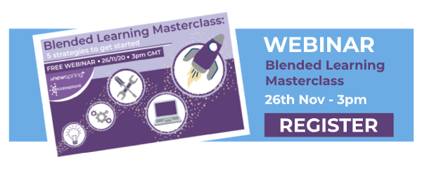 blended learning webinar cta