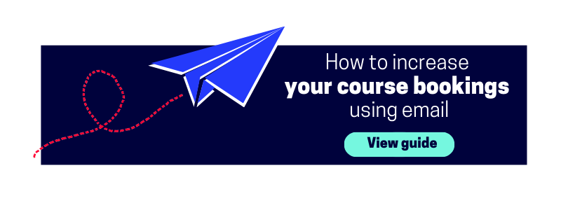 increase your course bookings using email guide cta