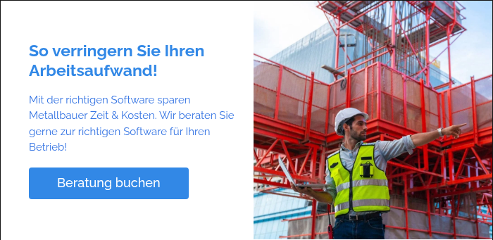 So verringern Sie Ihren Arbeitsaufwand! &nbsp; Mit der richtigen Software sparen Metallbauer Zeit & Kosten. Wir beraten Sie gerne zur richtigen Software für Ihren Betrieb! &nbsp;