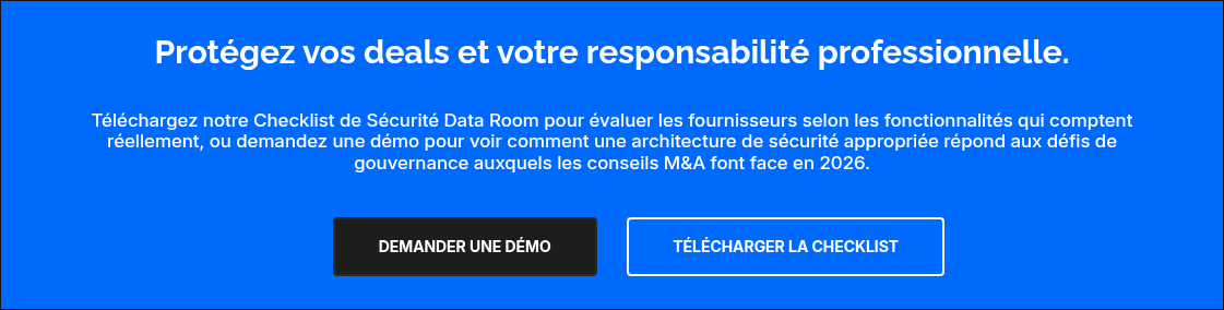 Protégez vos deals et votre responsabilité professionnelle.