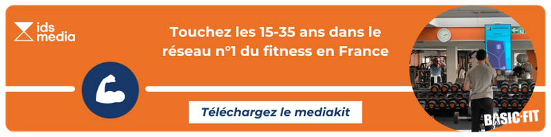 bandeau téléchargement mediakit dooh basic fit