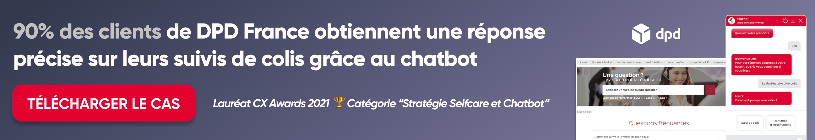 DPD France CX awards chatbot