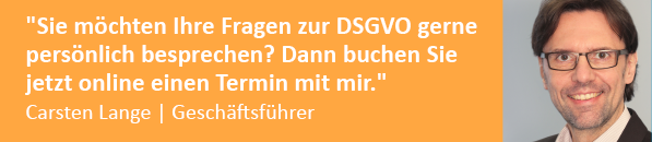 Beratung Umsetzung DSGVO