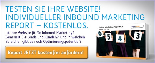 kostenfreien Inbound Marketing Report bestellen!