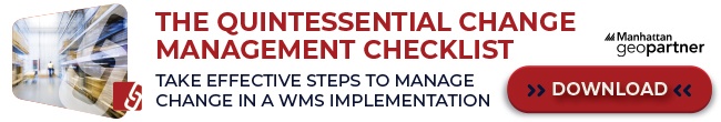 Download the Checklists for Change Management During your WMS Implementation