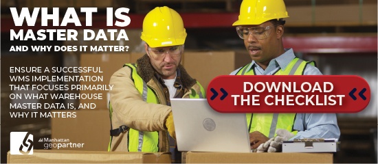 Download the Master Data Checklist for your Warehouse Management System Implementation