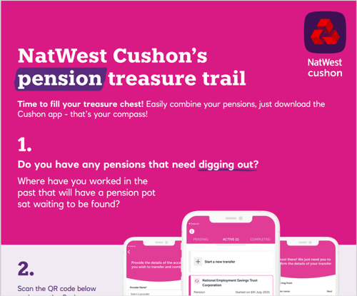 NatWest Cushon's pension treasure trail