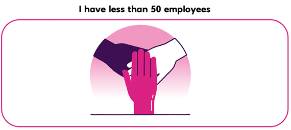 less than 50 employees