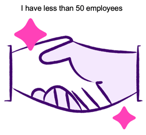 illustration of a handshake