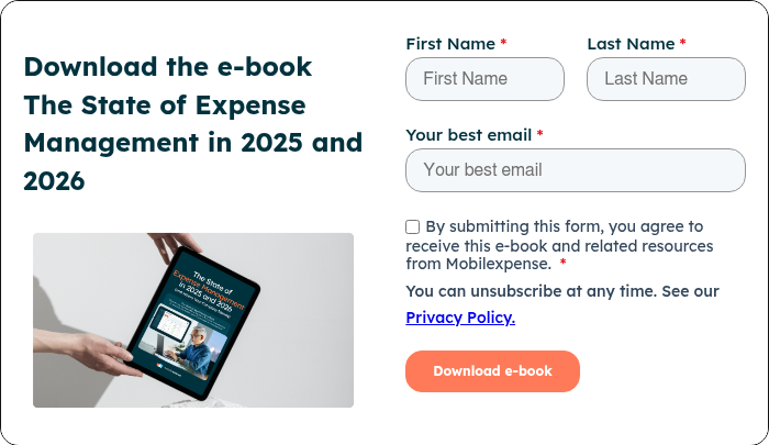 Download the e-book The State of Expense Management in 2025 and 2026