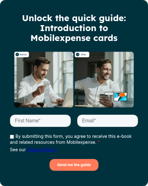 Unlock the quick guide: Introduction to Mobilexpense cards