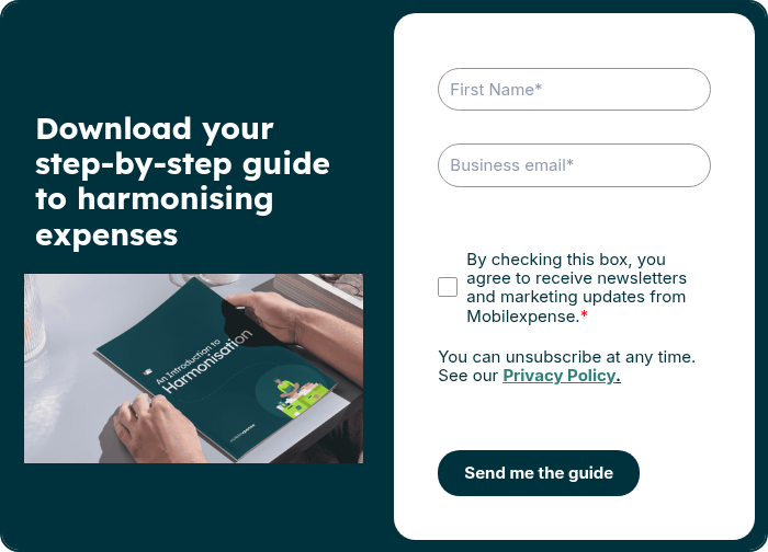 Download your step-by-step guide to harmonising expenses