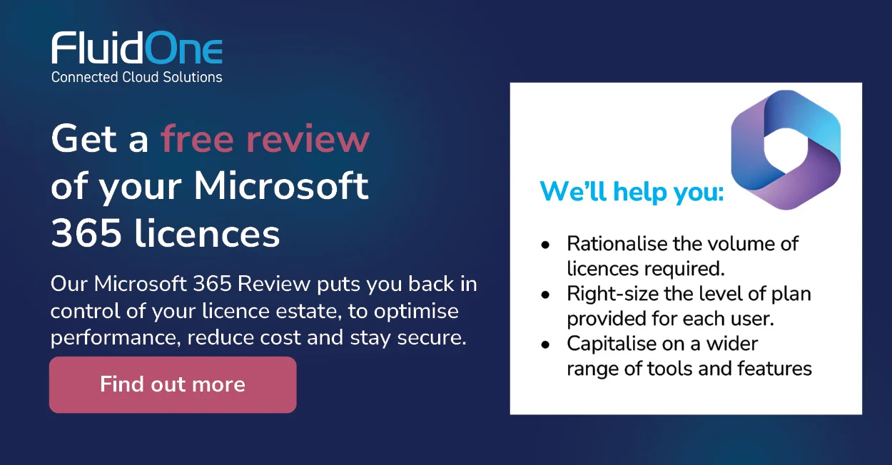 Get a free review of Microsoft 365 licenses