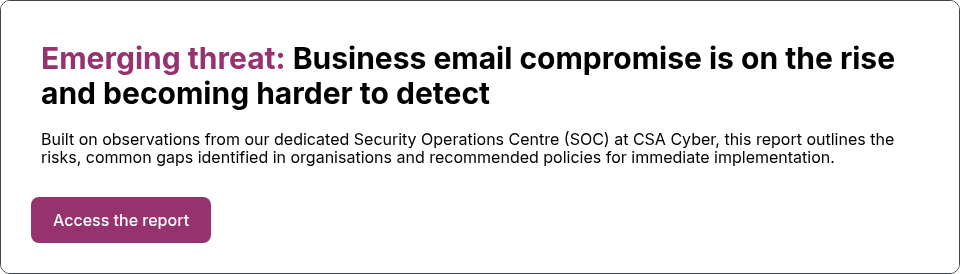 Emerging threat: Business email compromise is on the rise and becoming harder to detect