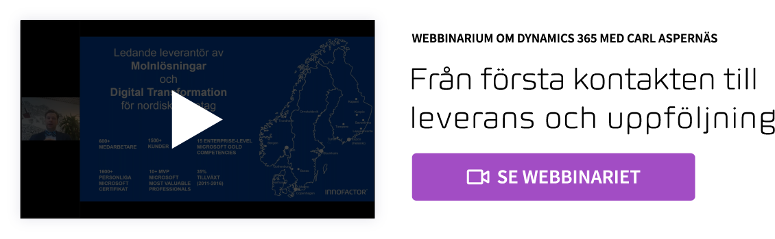 Webbinarium om Dynamics 365