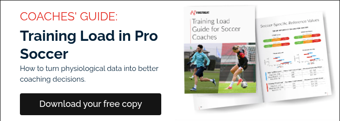 COACHES' GUIDE: Training Load in Pro Soccer How to turn physiological data into better coaching decisions.