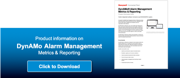 DynAMo Alarm management software for metrics and reporting on alarm management systems by Honeywell