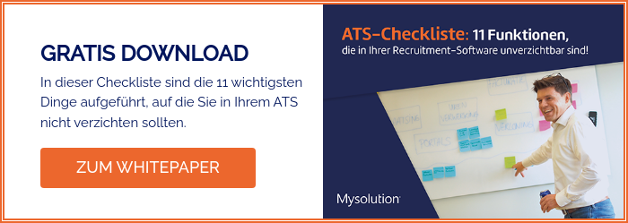 GRATIS DOWNLOAD In dieser Checkliste sind die 11 wichtigsten Dinge aufgeführt, auf die Sie in Ihrem ATS nicht verzichten sollten. &nbsp;