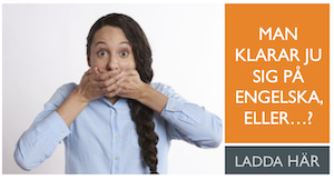 Man klarar ju sig på engelska, eller...?