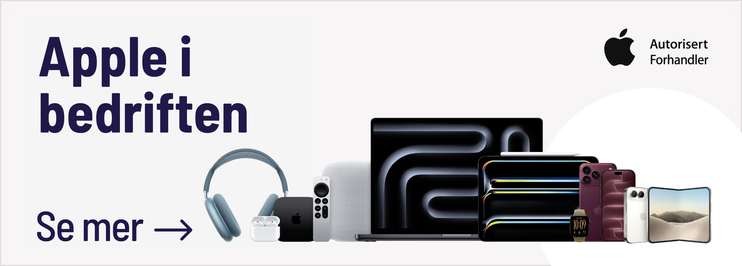 Apple i bedriften - se utvalget