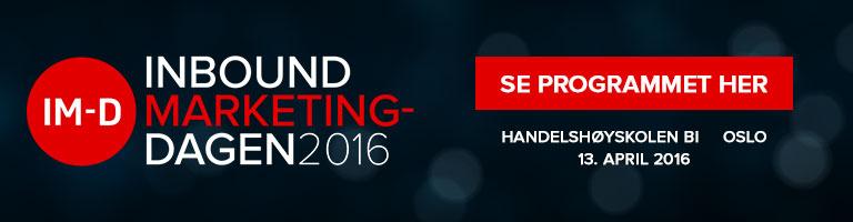 Inbound Marketing-Dagen 2016 (program og påmelding)