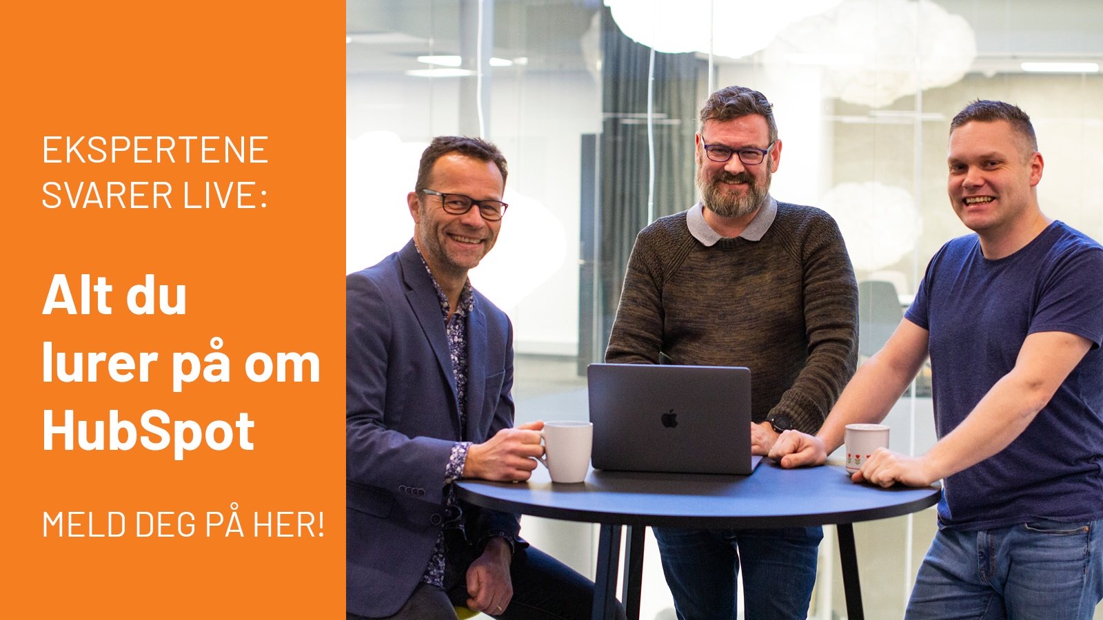 Meld deg på Live-webinar om HubSpot