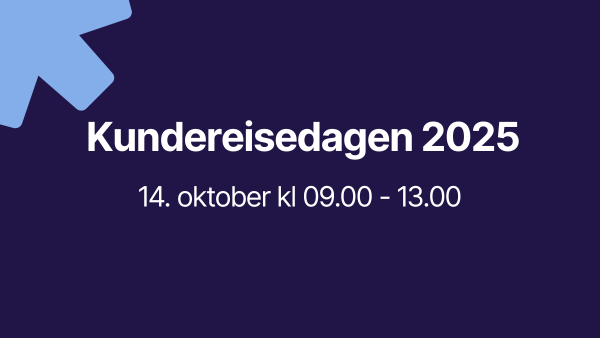 Kundereisedagen høst 2025-2