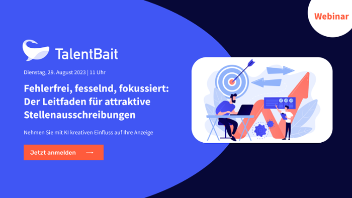 Webinar Anmeldung attraktive Stellenanzeigen Webinar