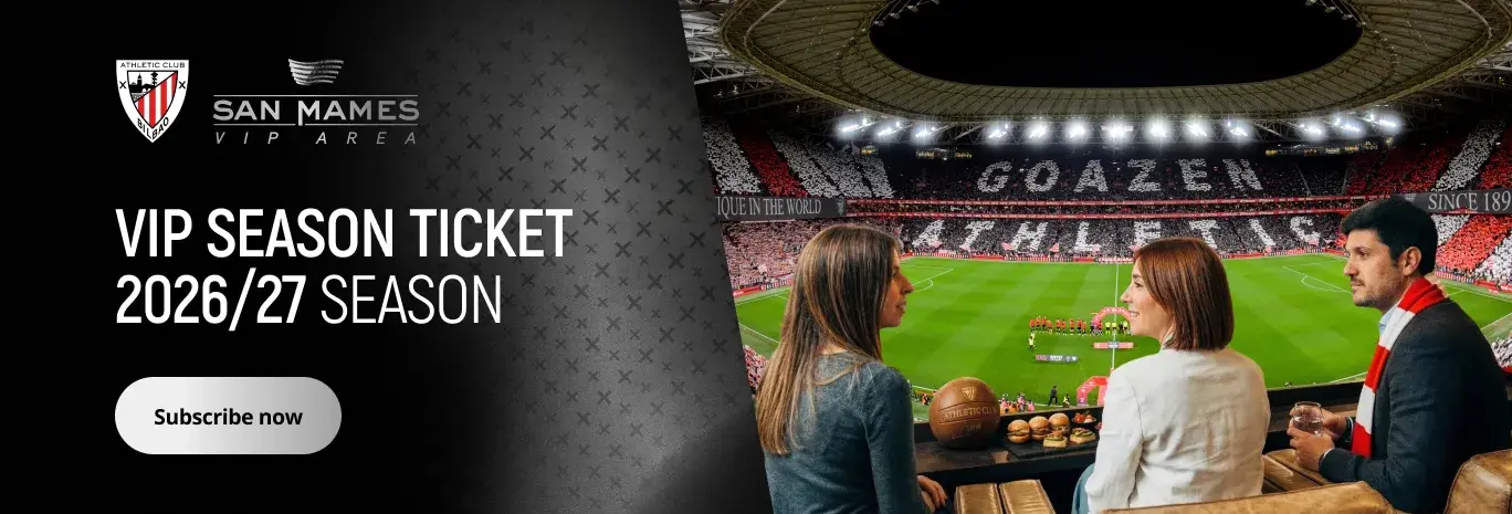 VIP Season Ticket Pass in San Mames VIP Area