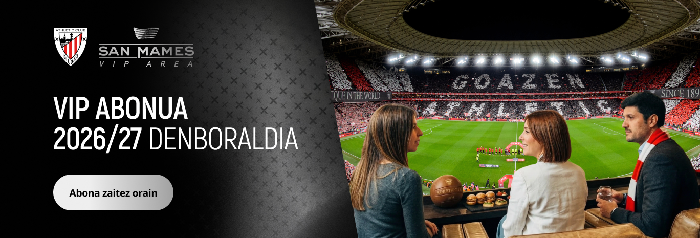 San Mam&eacute;s VIP Areako VIP abonua 2026/27 denboraldia