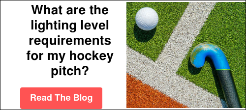 What are the lighting level requirements for my hockey pitch? &nbsp;