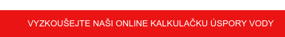 Vyzkoušejte naši online kalkulačku úspory vody