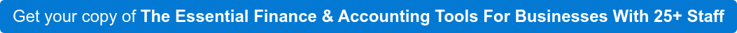 Get your copy of The Essential Finance & Accounting Tools For Businesses With 25+ Staff