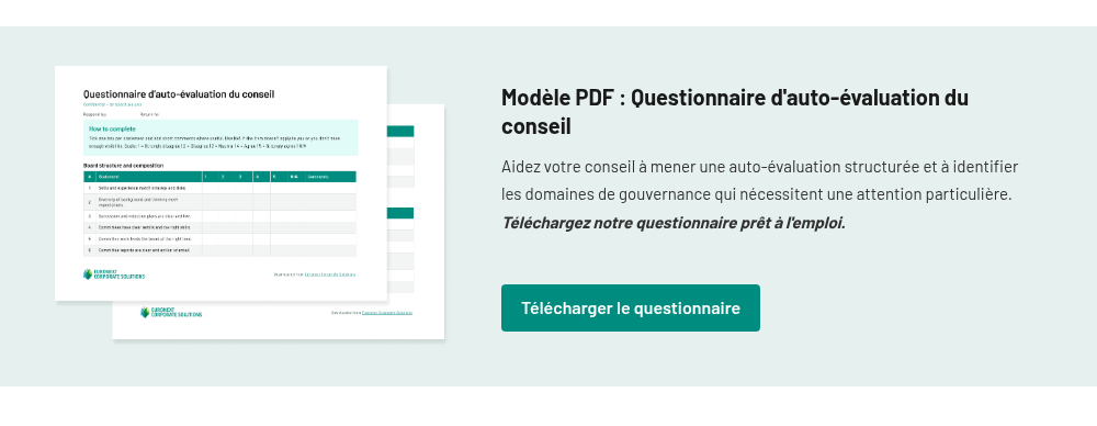 questionnaire dauto evaluation du conseil