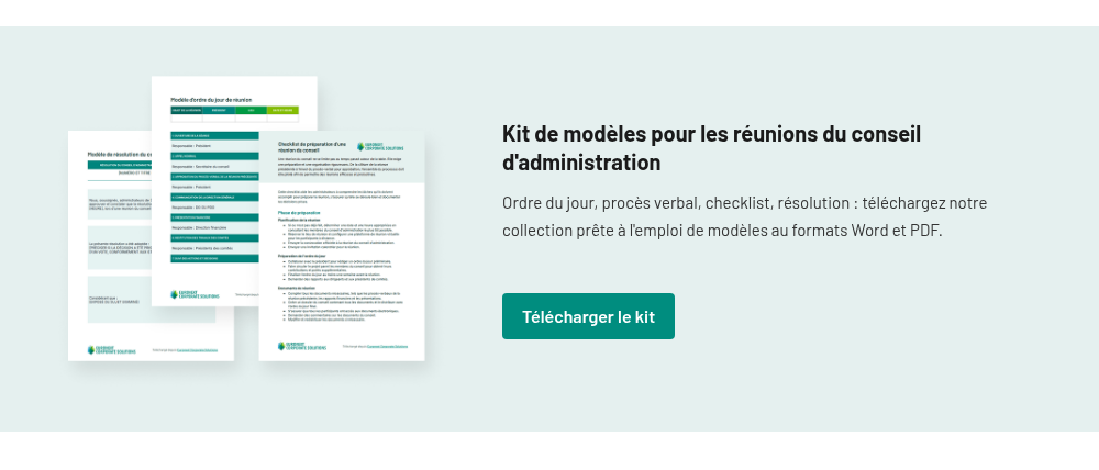 Template Kit Reunions du Conseil Mockup
