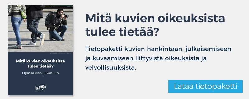Mitä kuvien oikeuksista tulee tietää