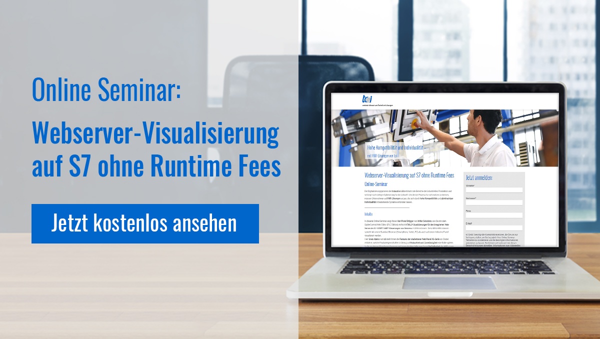 Online-Seminar Webserver-Visualisierung ohne Runtime Fees